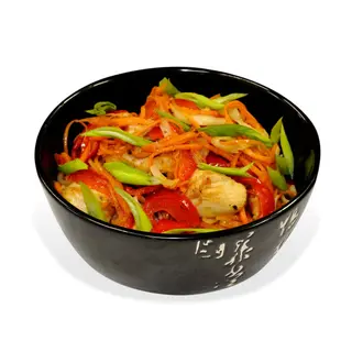 Локшина Удон з куркою та солодким перцем(250г)