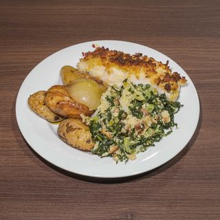 Menu Bacalhau Assado no Forno
