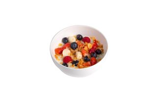 Рисовая каша с ягодами