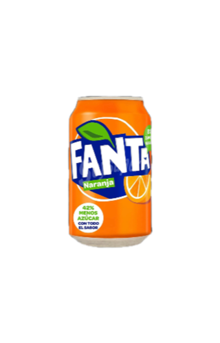 Fanta Naranja lata 330ml.