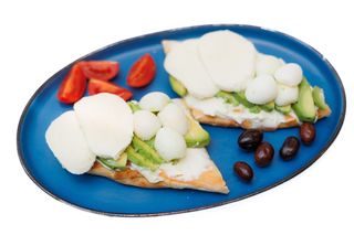 Cream avocado toast