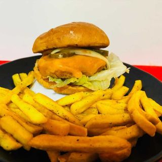 Burger  Crispy Chicken