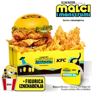 Minions Double Burger Box