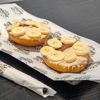 Eurokrem i banana bagel