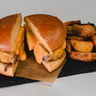 Hamburguesa Con Queso