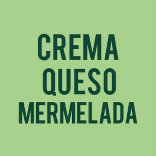 Crema De Queso Y Mermelada Fresa (Media Porción)