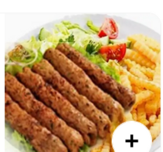 Menu Seekh Kebab (3 peças)