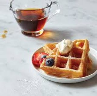 Boisson Chaude Et Gaufre