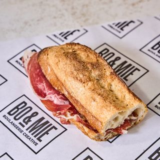 1/2 Bocadillo Jamón Ibérico 