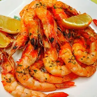 Langostinos a la Plancha Estilo Chino