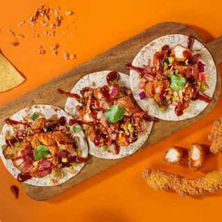 Taco de pollo kentucky