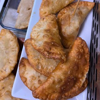 Empanadilla de pollo a la carbonara