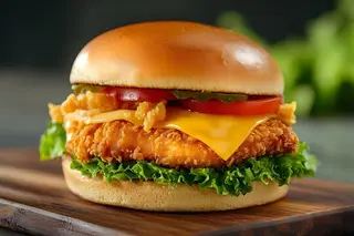 Crispy Cheeseburger