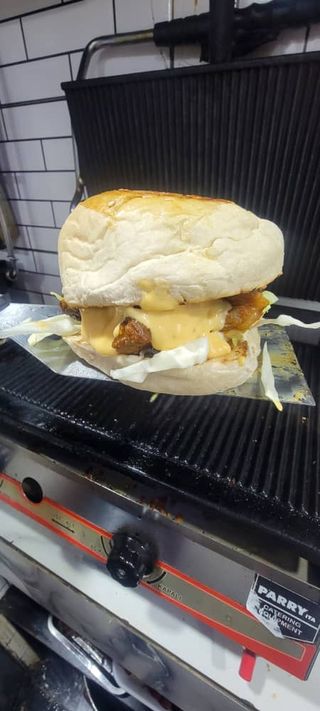 Large Double Beef Burger with Cheese