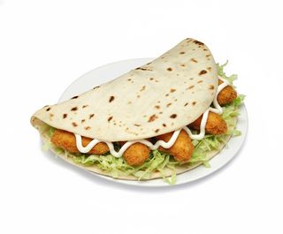 Pollo fritto, iceberg e maionese