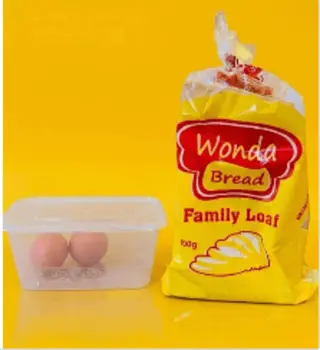 Wonda bread & Boiled egg