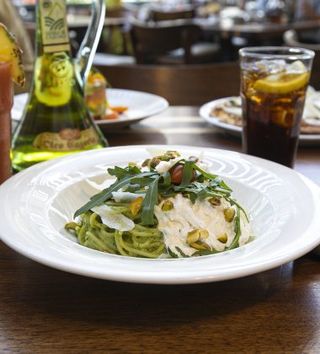 Spaghetti Stracciatella Pistachio