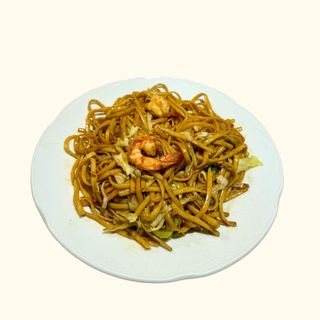 28. Tallarines Fritos Con Gambas