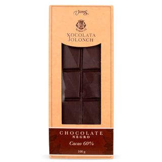 Chocolate Negro con Cacao 60% Jolonch 100 Gr.