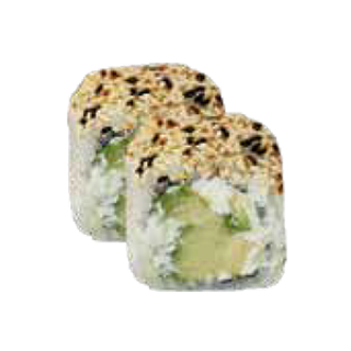 California Roll Avocat Cheese - 4 Pièces