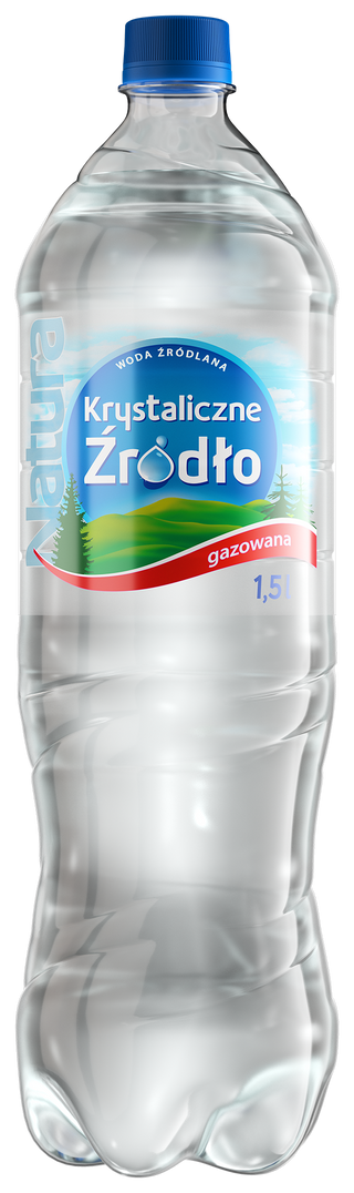 Woda gazowana Krystaliczne Źródło 1.5l