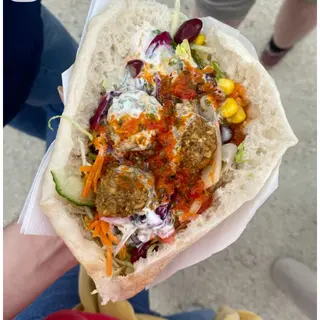 Kebab de falafel