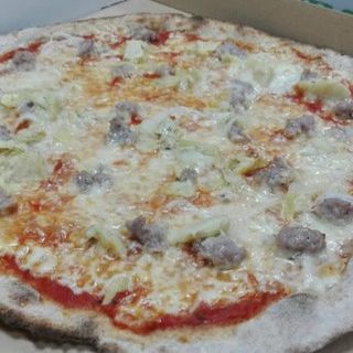 Pizza Salsiccia 28 cm.