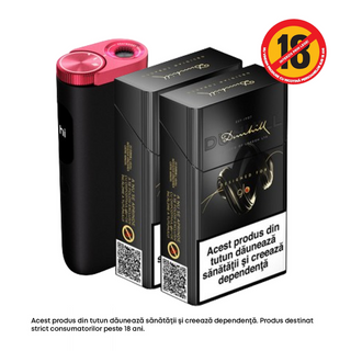 Starter Kit glo™ Hyper PRO Ruby Red + Dunhill designed for glo Obsidian Tobacco