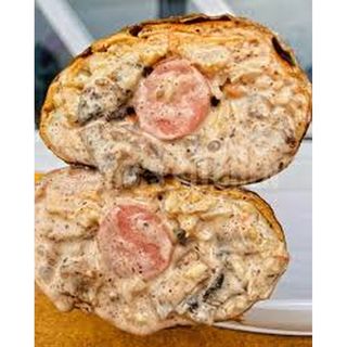 Shawarma with beef and 1 Sausage