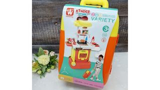 Игровой набор кухня чемодан 2в1 33 предмета высота 37 см ширина 23 см