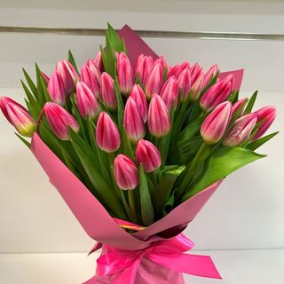 Bukiet tulipanów różowych 