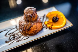 Papanasi cu ciocolata 