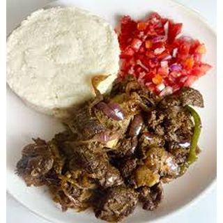 Beef dry fry ugali