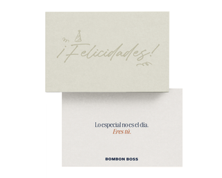 Tarjeta: ¡Felicidades!