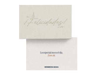 Tarjeta: ¡Felicidades!