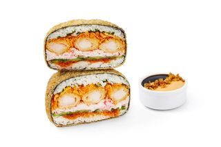 Sushi burger Big z krewetkami