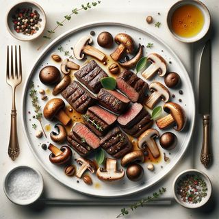 Wołowina z pieczarkami 250g