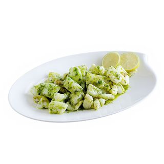 Cepia troceada con salsa verde