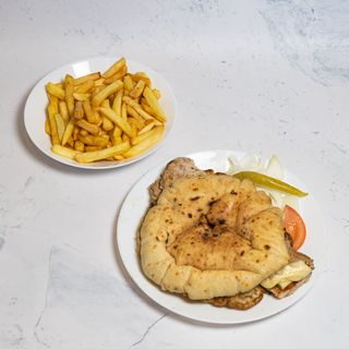 Lungić punjeni i pomfirt