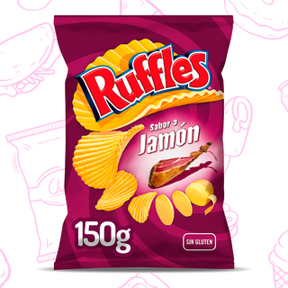 Ruffles Jamón