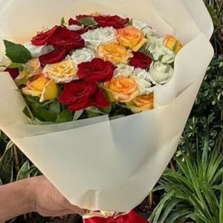 15 roses mélange 