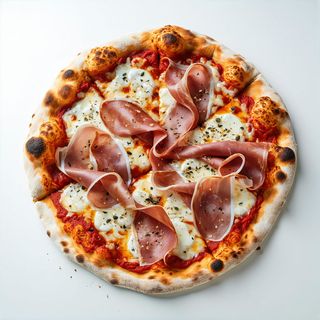 Pizza al crudo di Parma