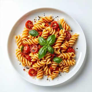 Fusili pomodoro e basilico