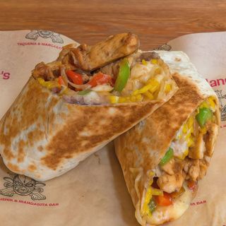 Burro Fajita Pollo