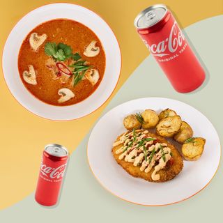 Комбо від вигорання + 2 шт. Coca-Cola, 0,33 л ж/б