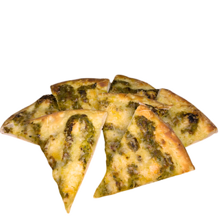 Foccacia cu pesto si parmezan