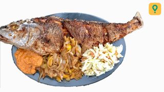 Poisson Grillé + Attiéké 