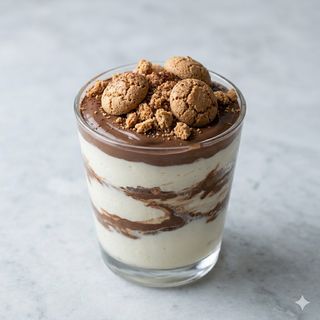 Coppa panna e Nutella con amaretti di monbaruzzo 200 g semifreddo