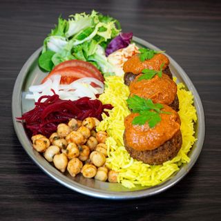 Plato De Albóndigas Vegana (Sin Gluten)