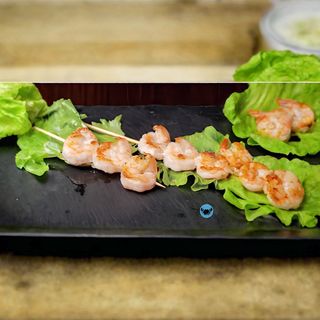 52. Spiedini di gamberi